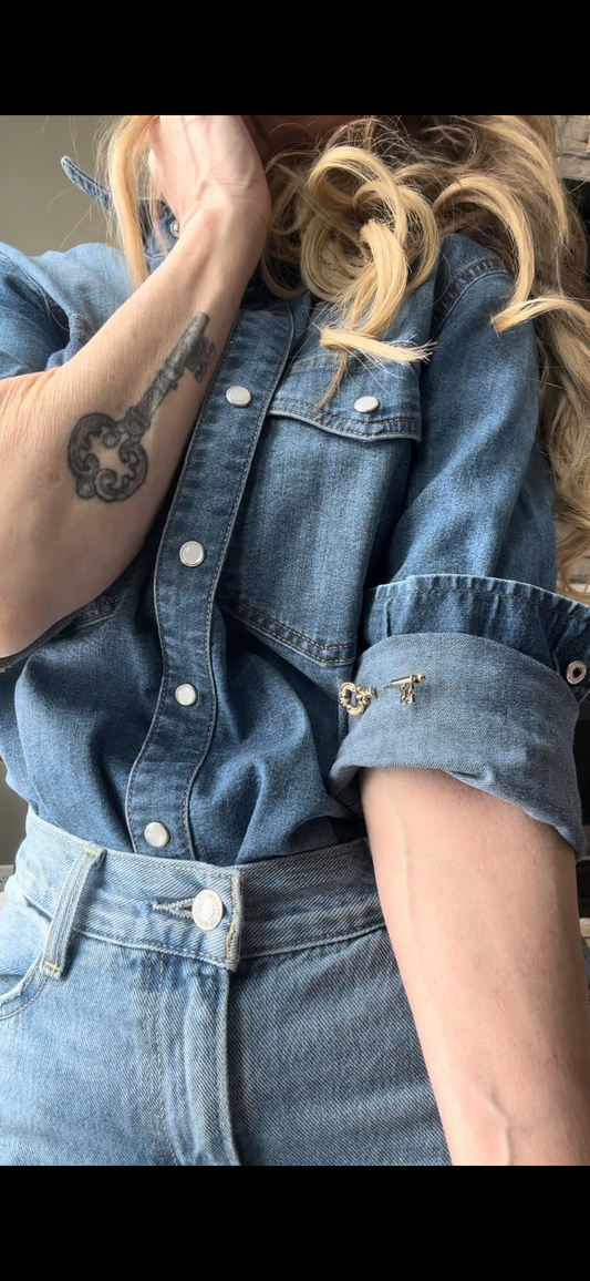 90’s Skeleton Key Brooch—Pin