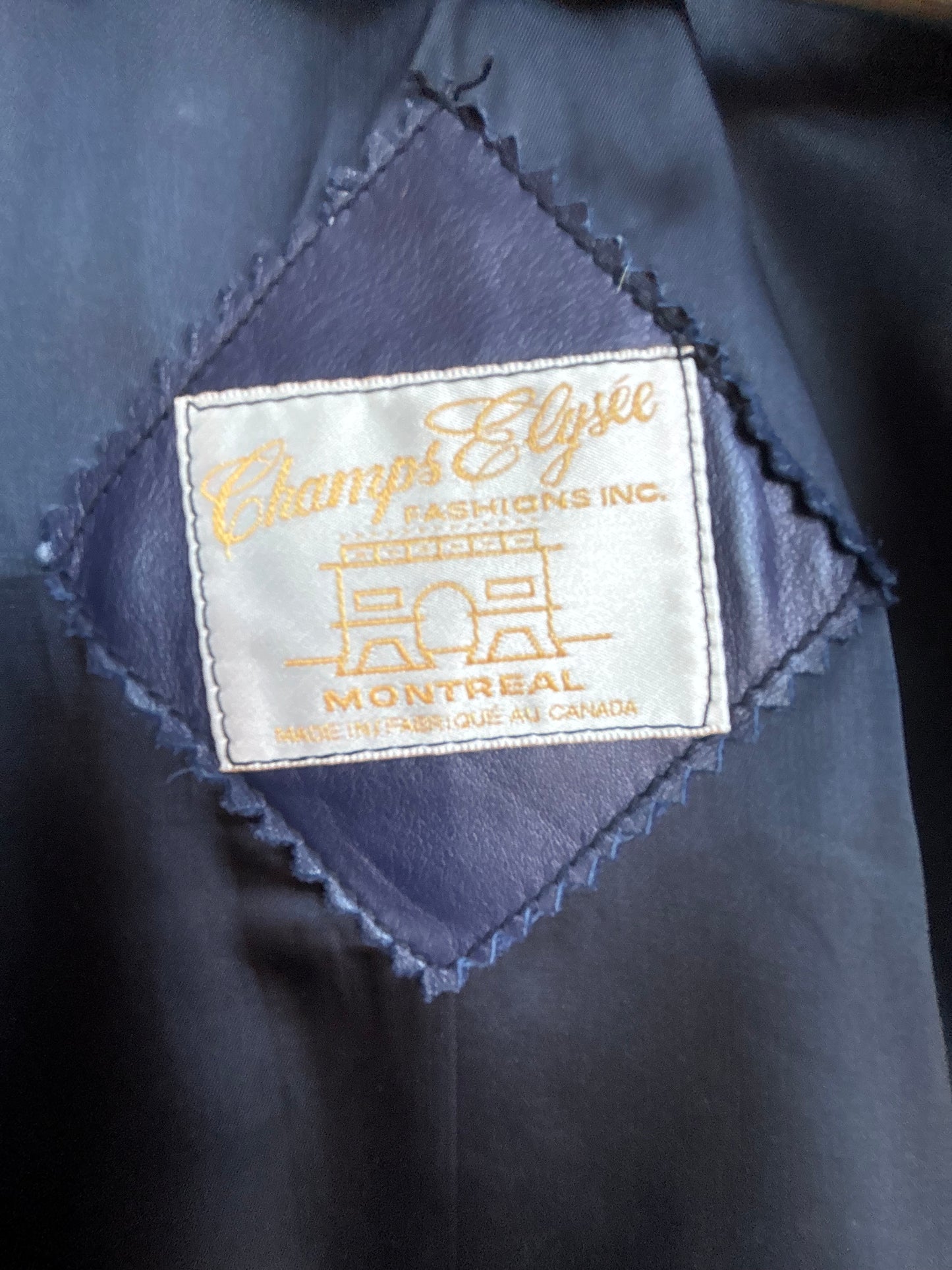 Vintage Leather Jacket—M