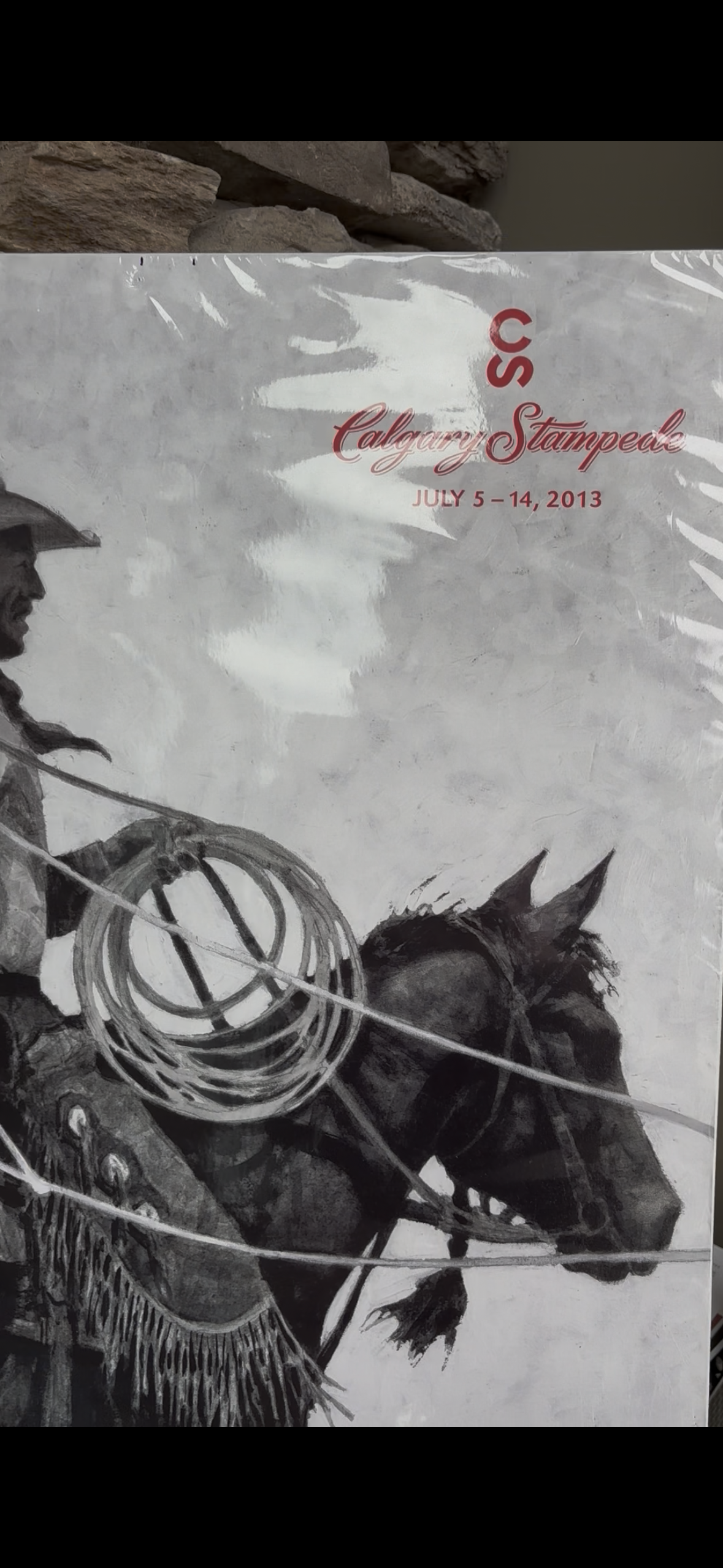 Calgary Stampede 2013–Official Poster—Coroplast Mounted—unconfirmed signed by Vern Lonsberry