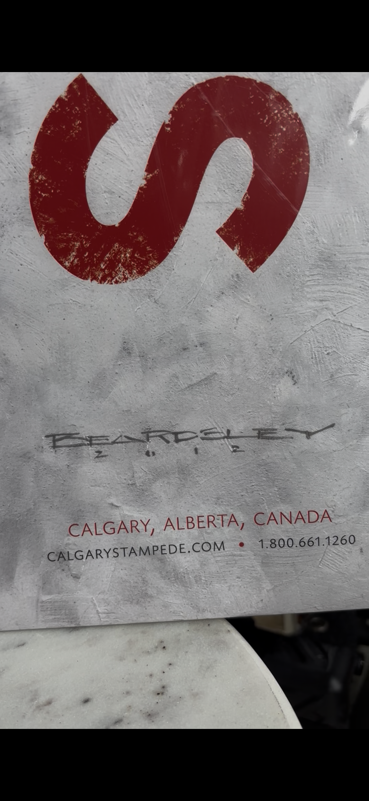Calgary Stampede 2013–Official Poster—Coroplast Mounted—unconfirmed signed by Vern Lonsberry