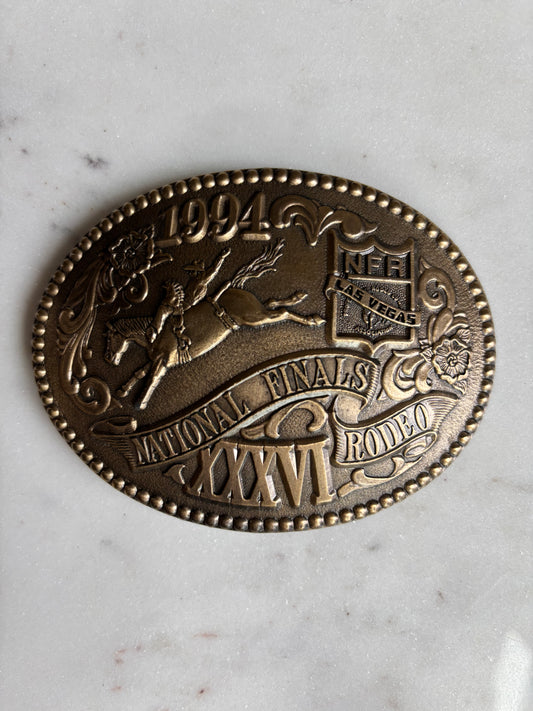 1994 National Finals Rodeo (NFR) belt buckle — Las Vegas, XXXVI edition