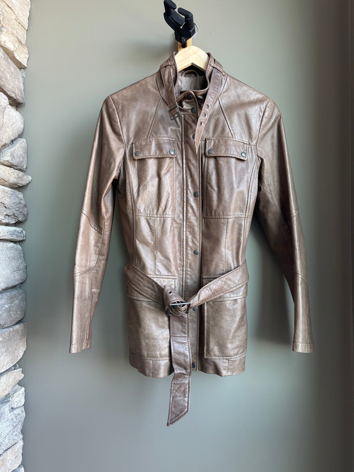 Modern Vintage Moto Utility Jacket—S