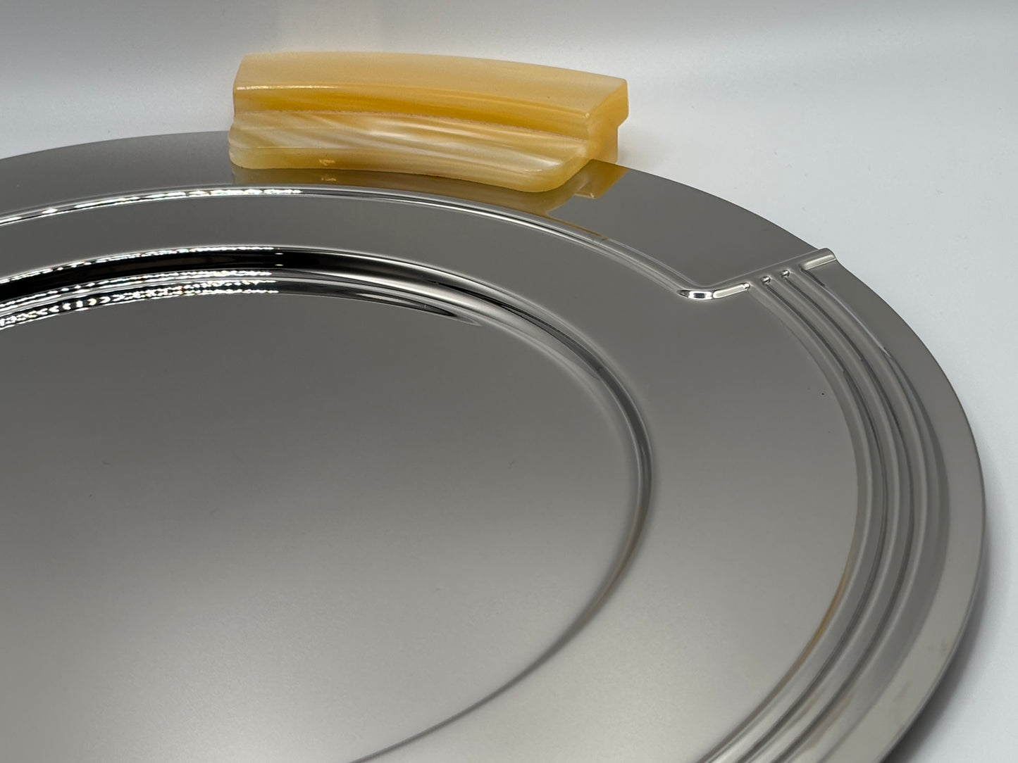 Couzon Greco Pearl Stainless Steel Bar Tray – Made In France, Birks Distribution, New In Box