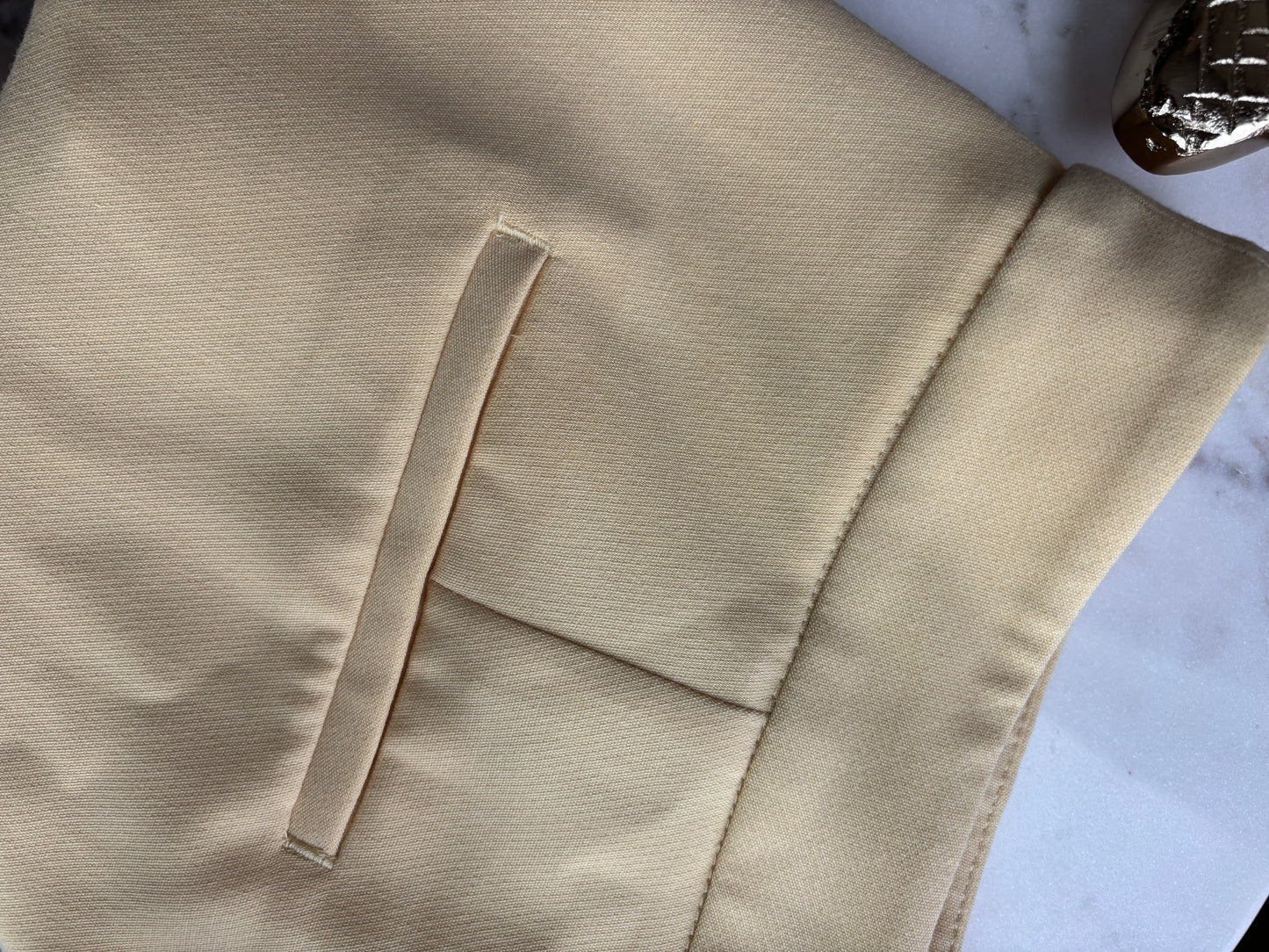 Butter Yellow Blazer And Trouser Two-Piece Suit—L