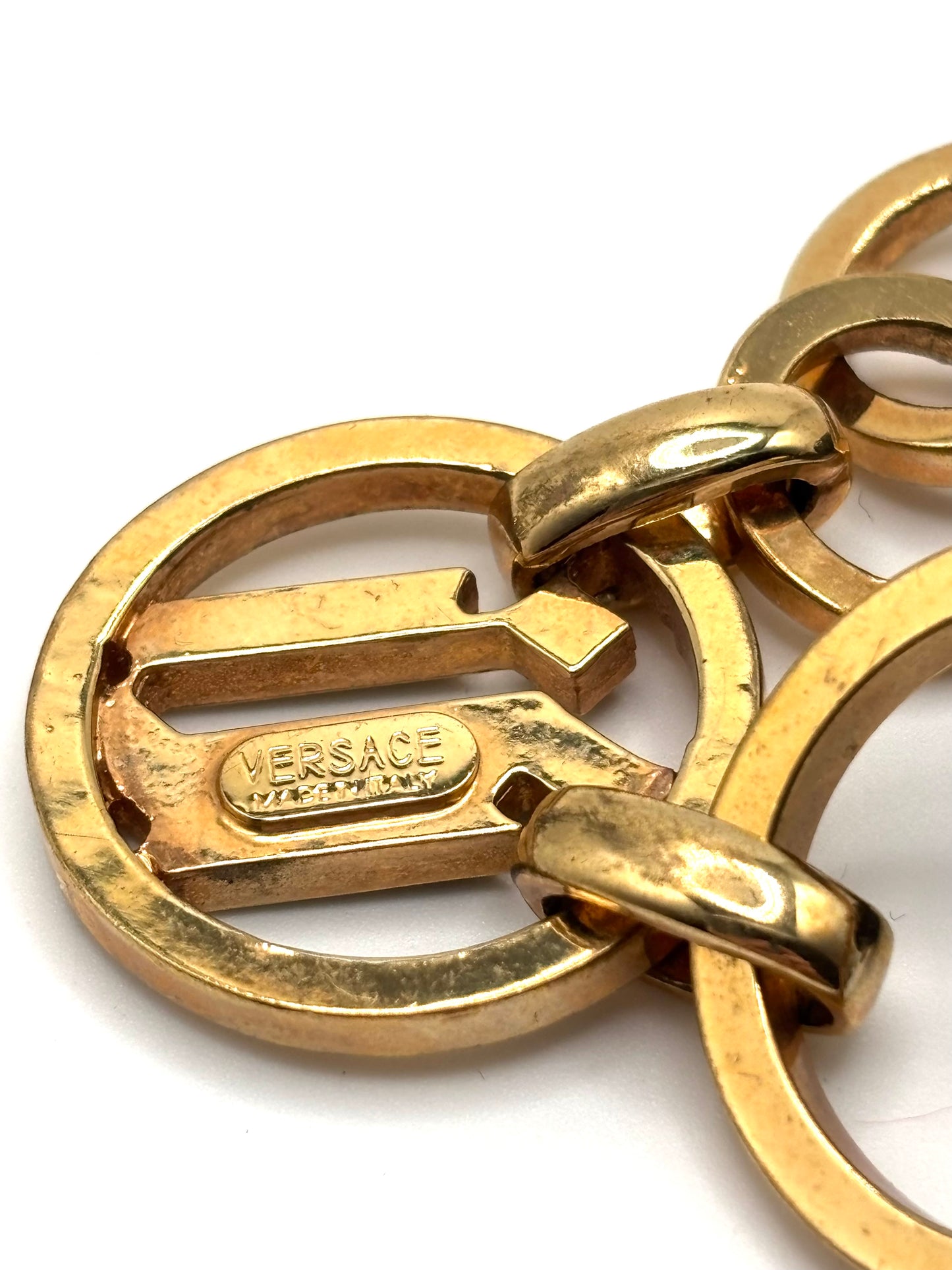 Vintage Versace Medusa Chain Bracelet