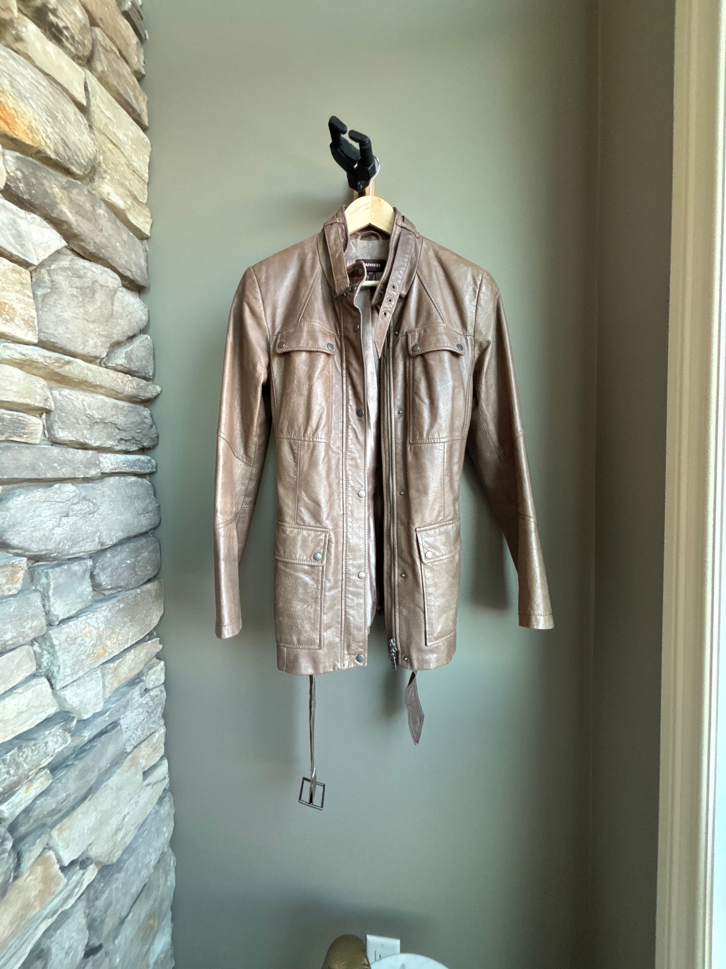 Modern Vintage Moto Utility Jacket—S