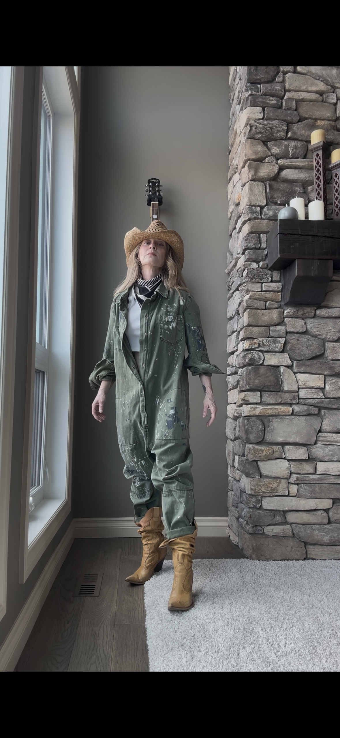 Olive Green Jumpsuit—One Teaspoon—M