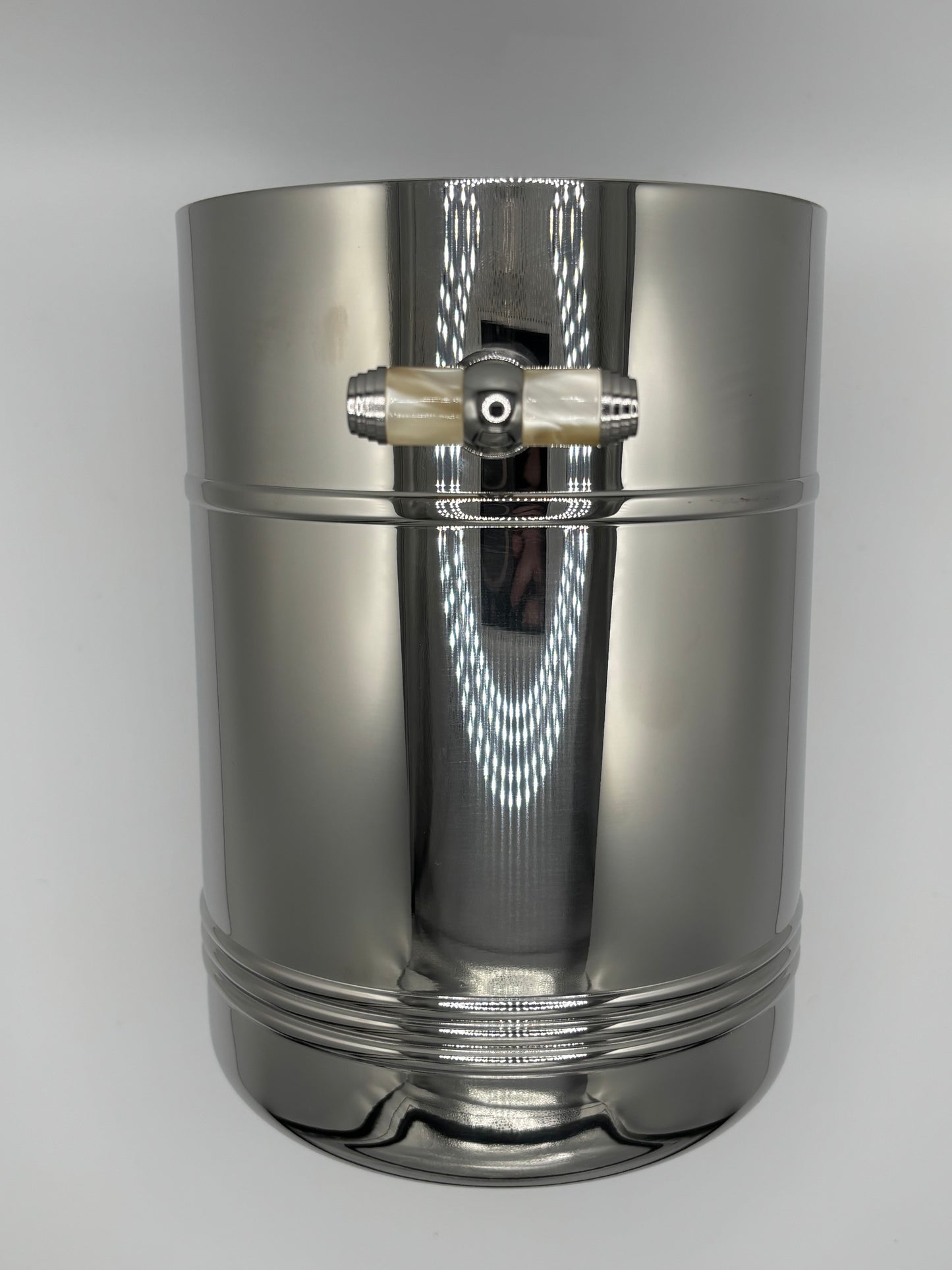 Couzon Greco Pearl Stainless Steel Water Pitcher / Champagne Chiller — 18/10 France, New in Box