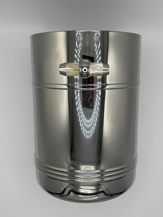 Couzon Greco Pearl Stainless Steel Water Pitcher / Champagne Chiller — 18/10 France, New in Box