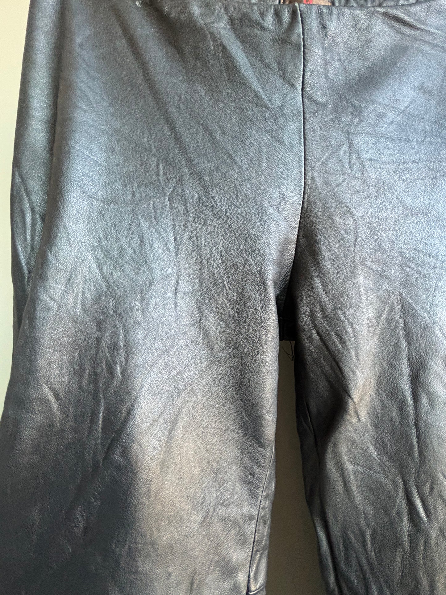 Vintage Black Leather Pants