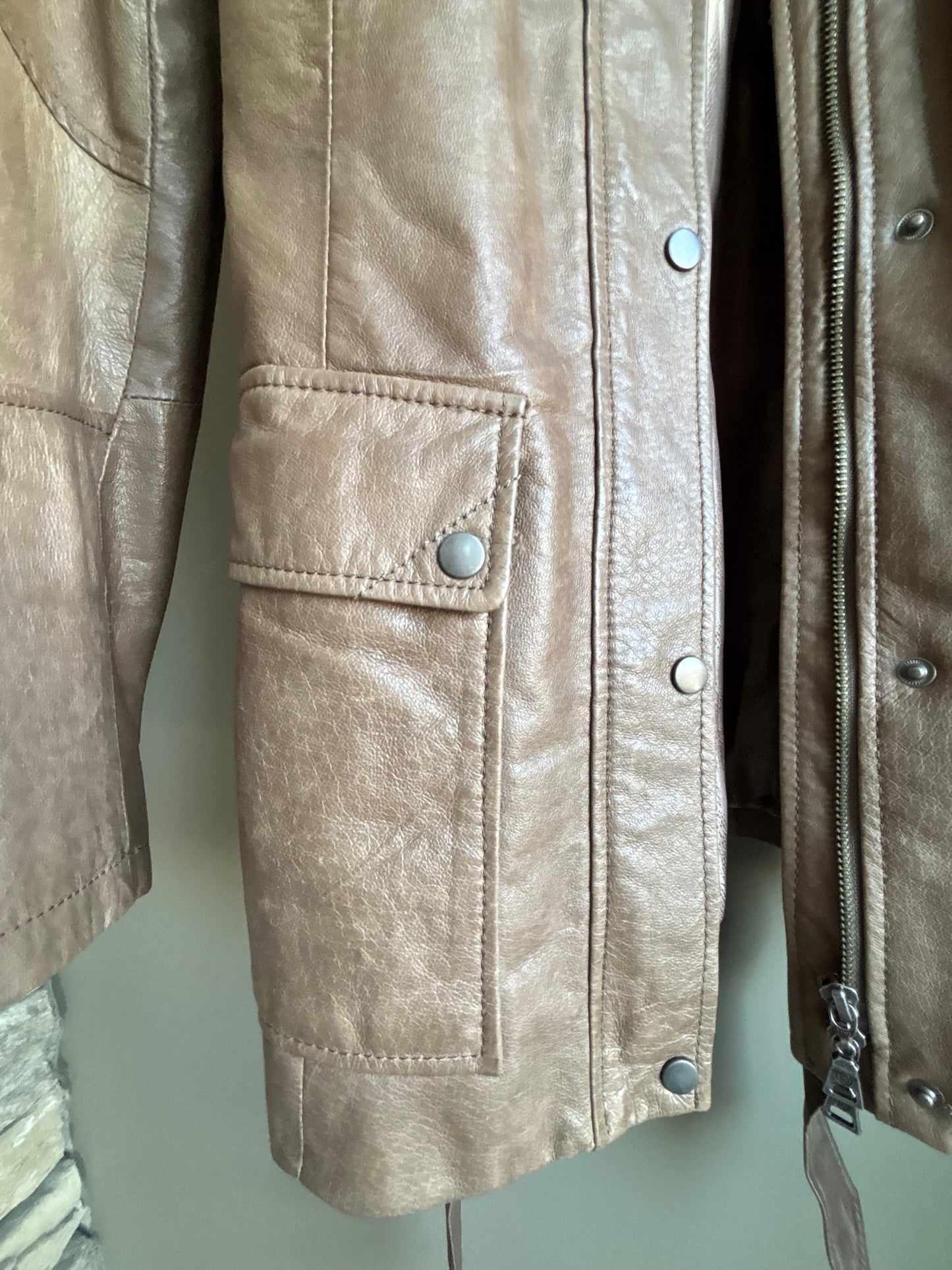 Modern Vintage Moto Utility Jacket—S