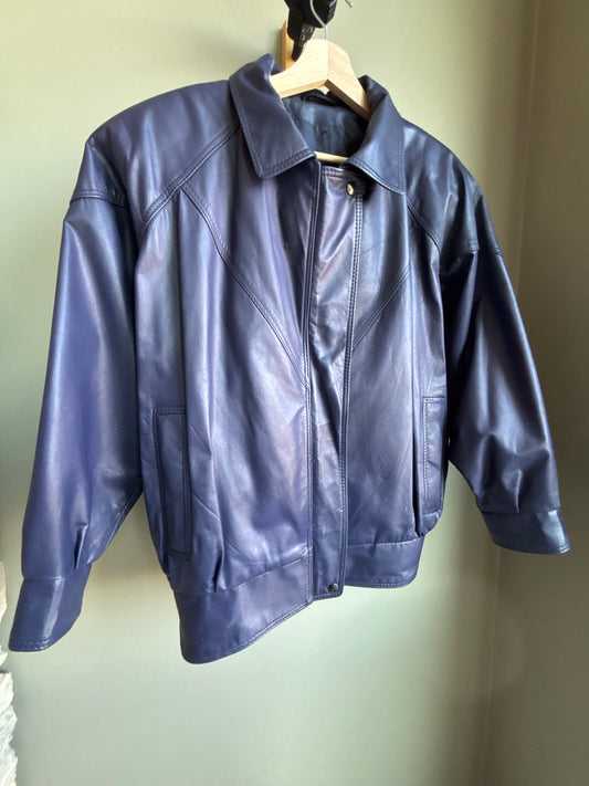 Vintage Leather Jacket—M