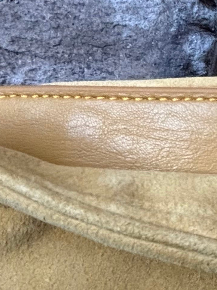 Suede & Leather Wristlet to Shoulder Bag — Butter Yellow