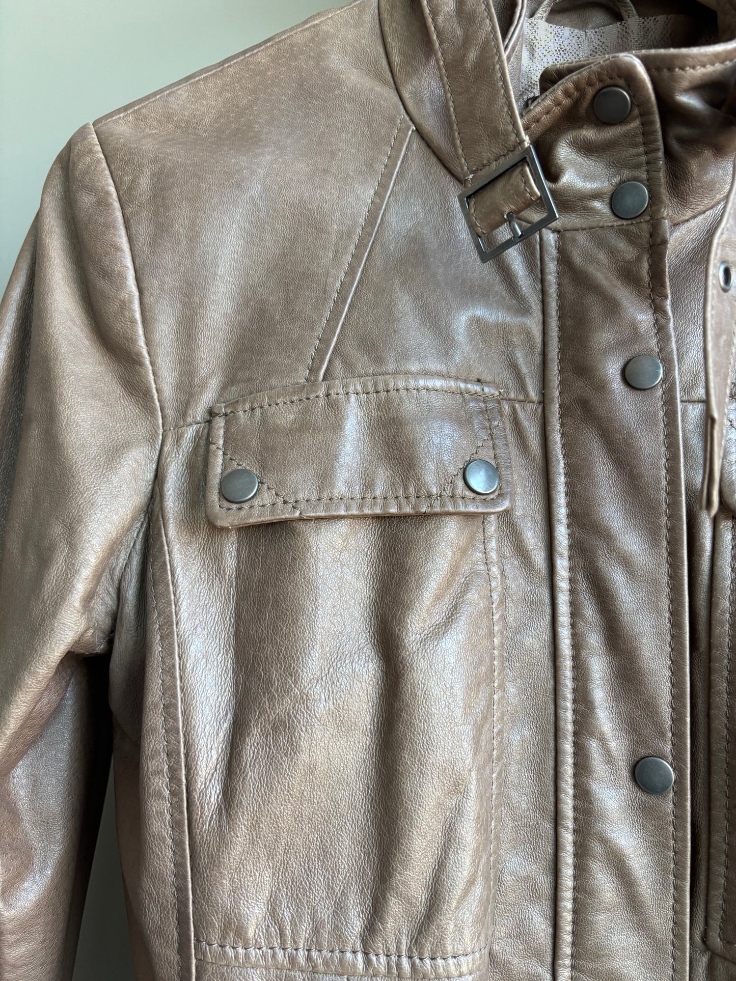 Modern Vintage Moto Utility Jacket—S