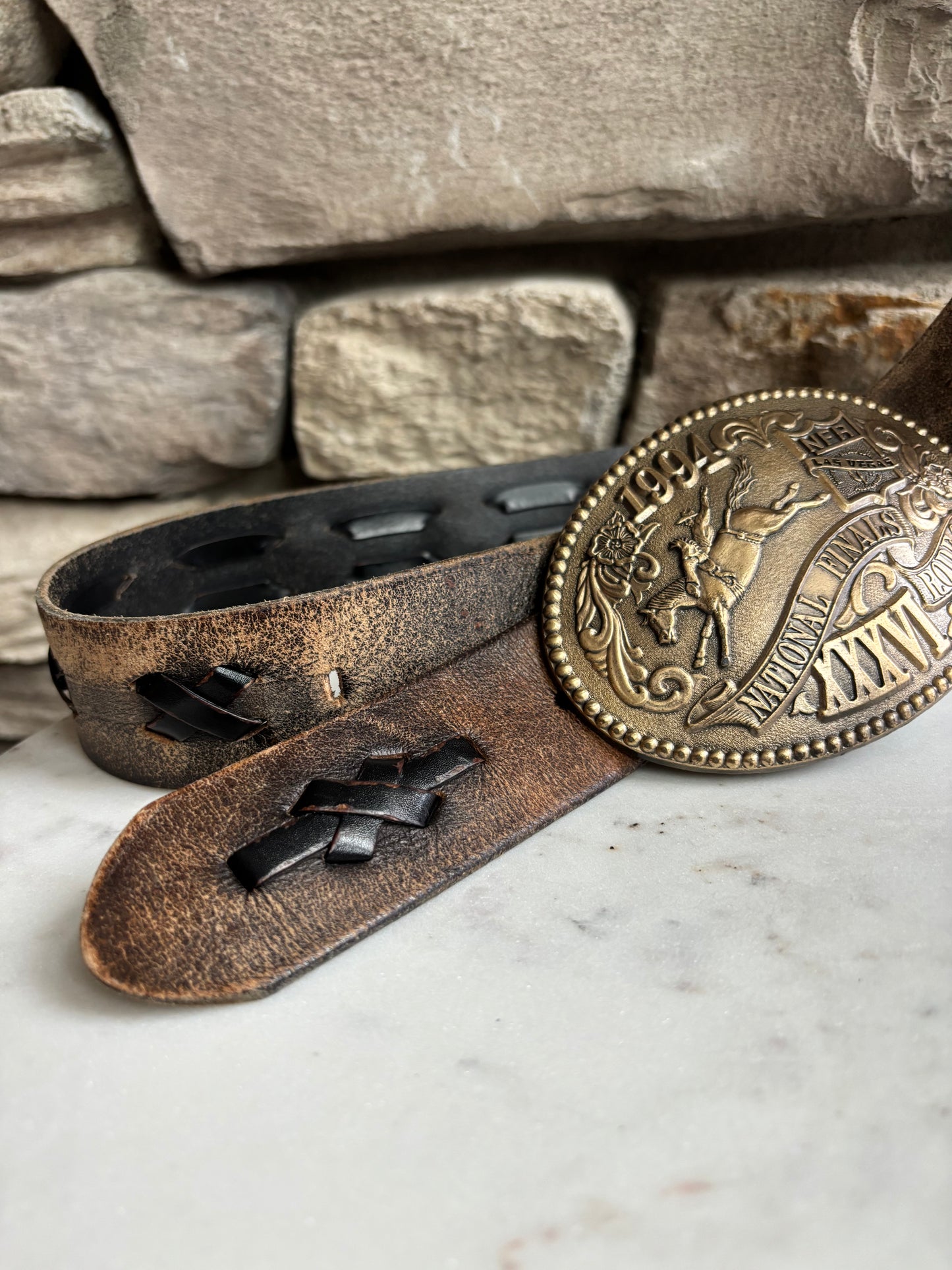 1994 National Finals Rodeo (NFR) belt buckle — Las Vegas, XXXVI edition