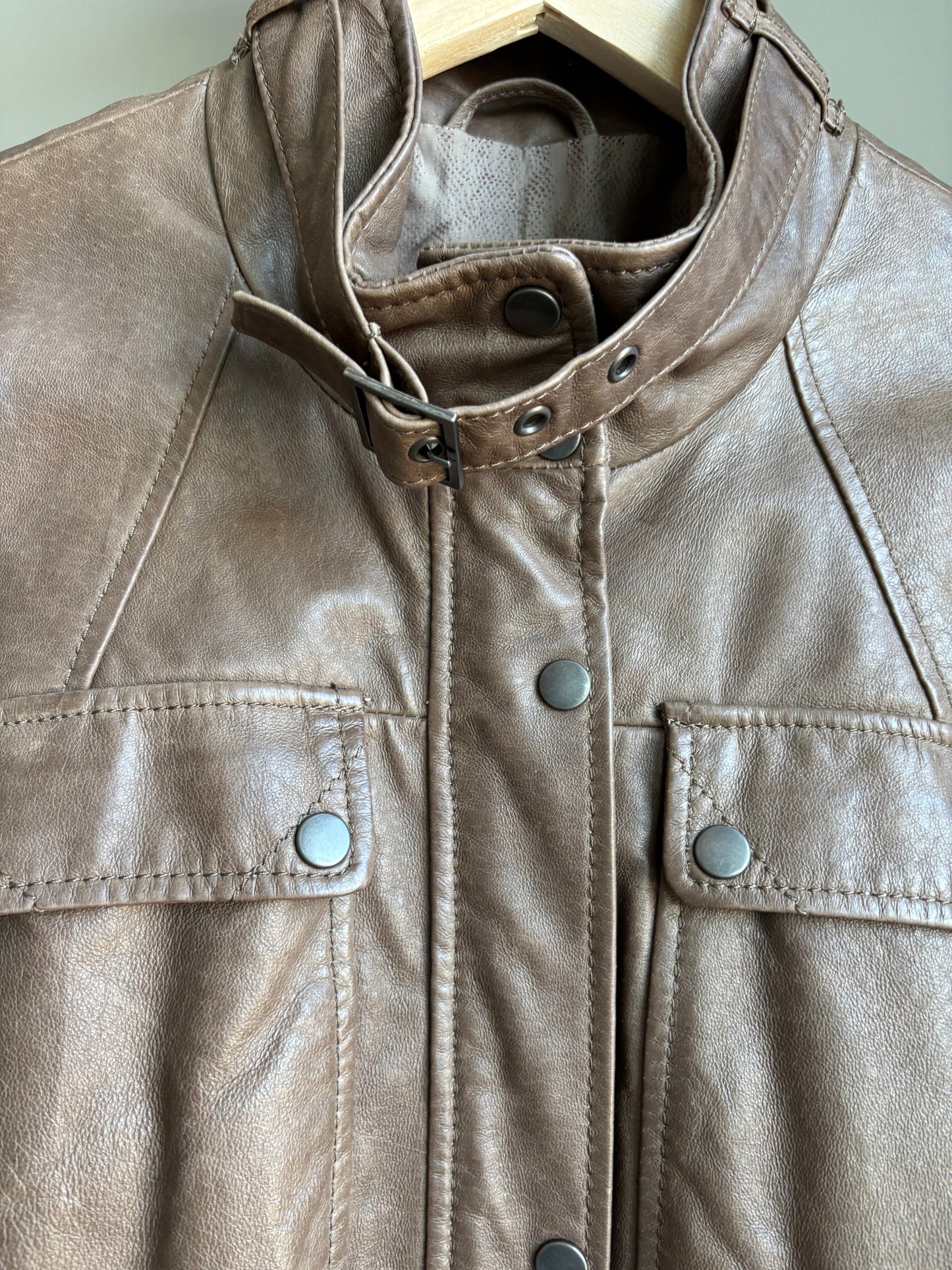 Modern Vintage Moto Utility Jacket—S