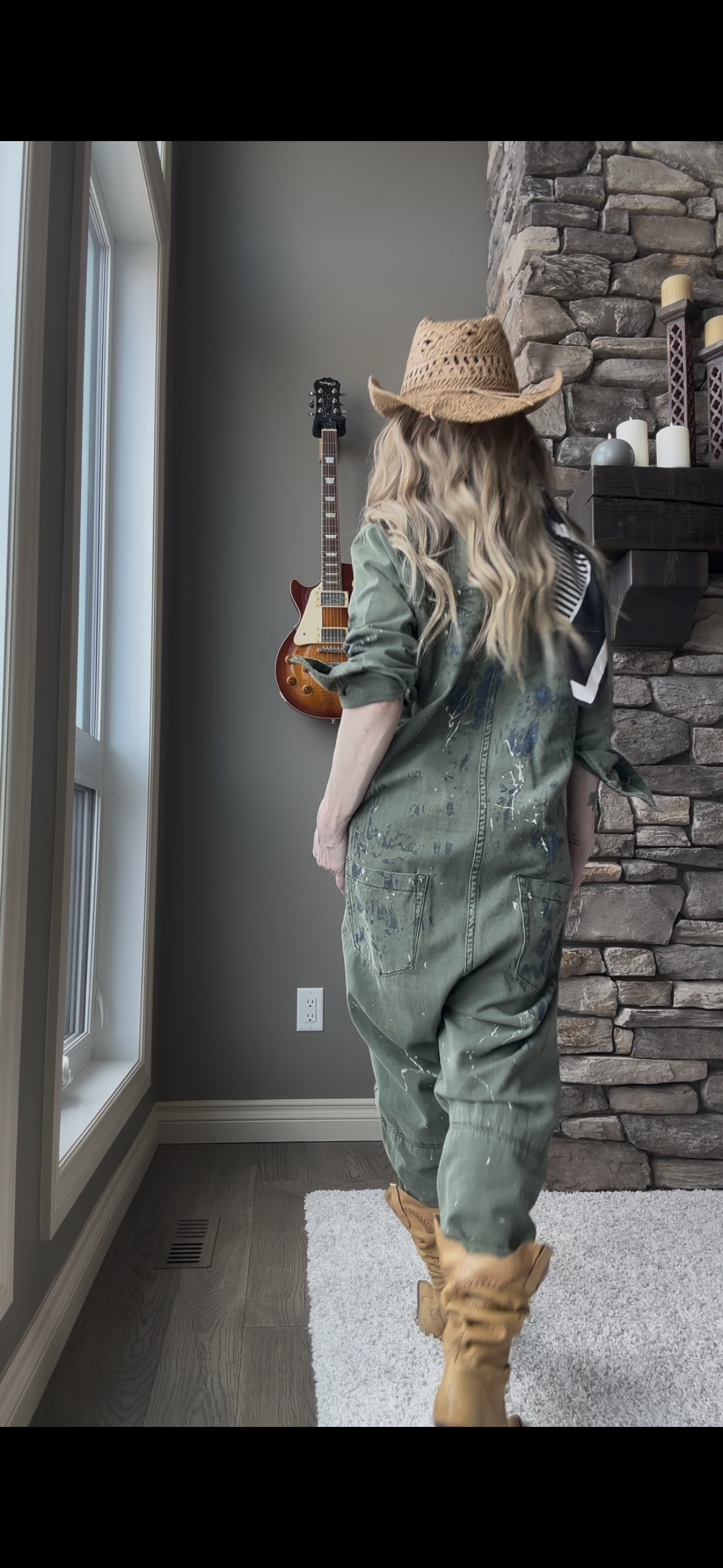 Olive Green Jumpsuit—One Teaspoon—M