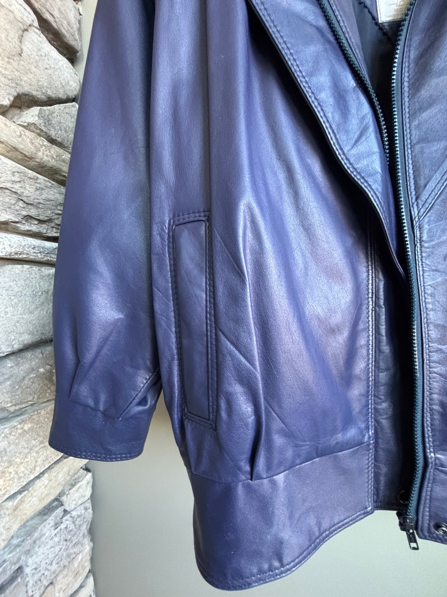 Vintage Leather Jacket—M