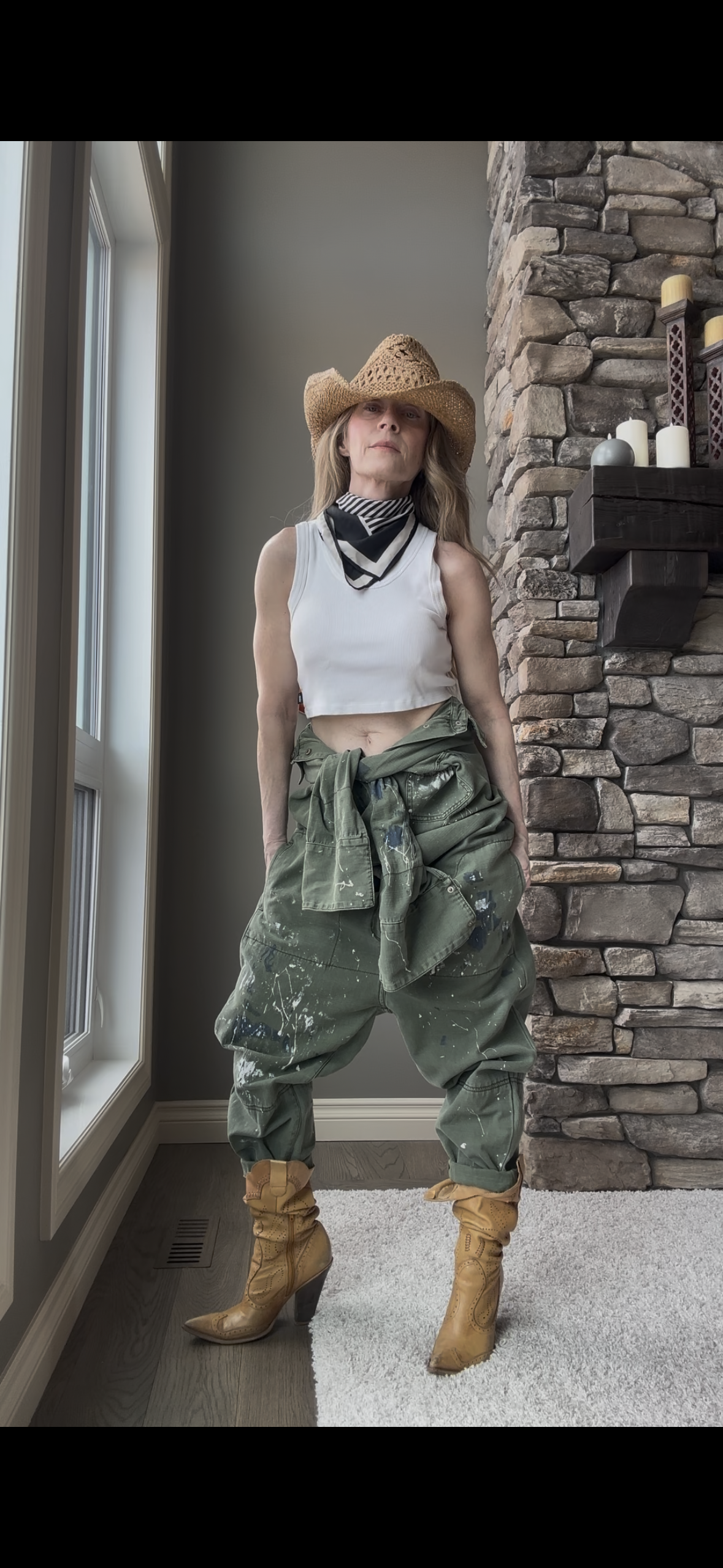 Olive Green Jumpsuit—One Teaspoon—M