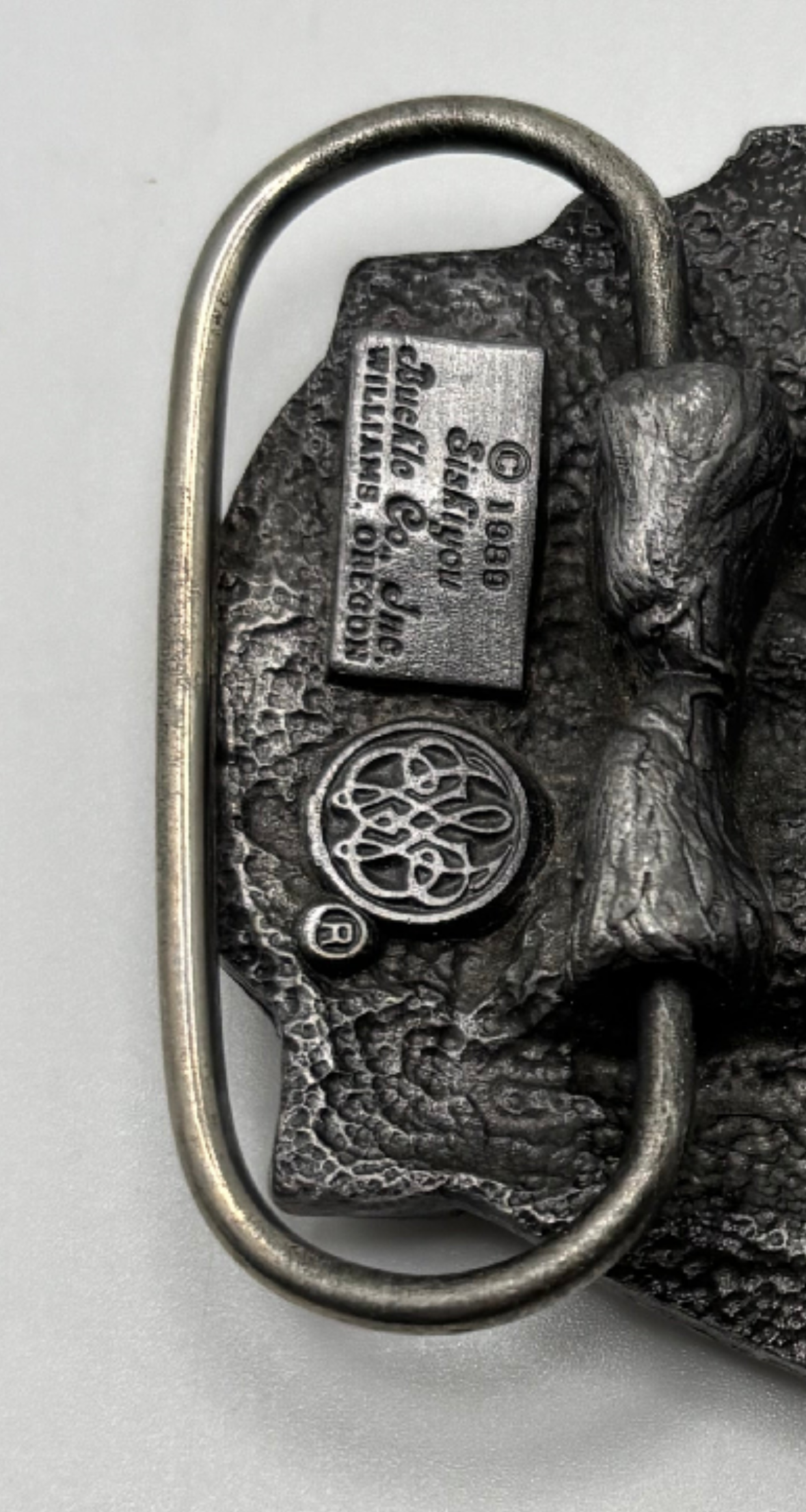 Vintage Harley-Davidson Eagle Crest Belt Buckle — 1989 Siskiyou / Harmony Design Inc.