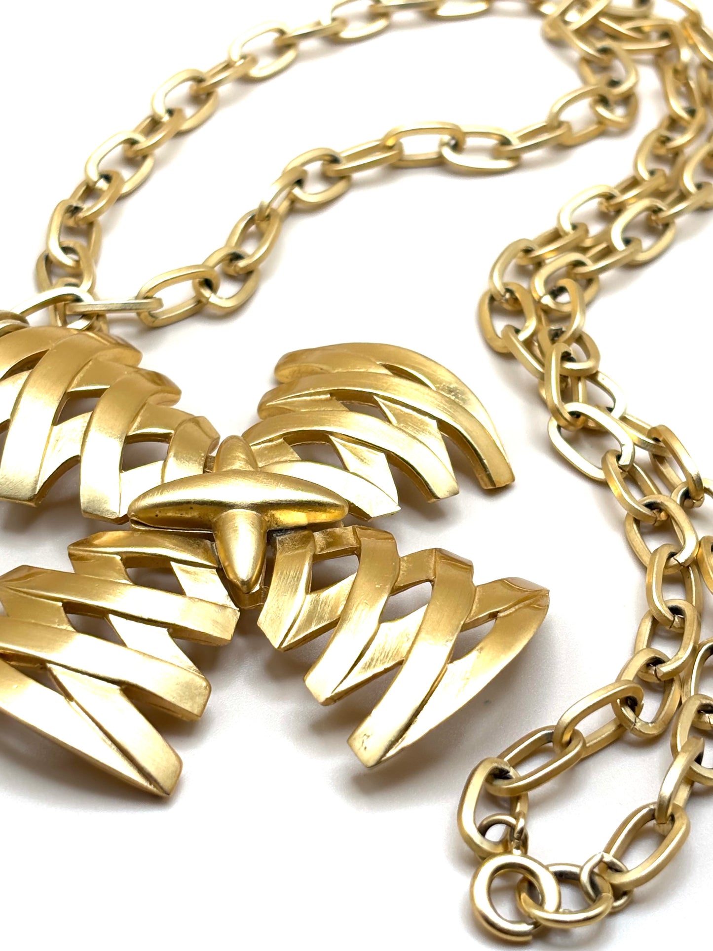 Vintage Trifari Maltese Cross Necklace